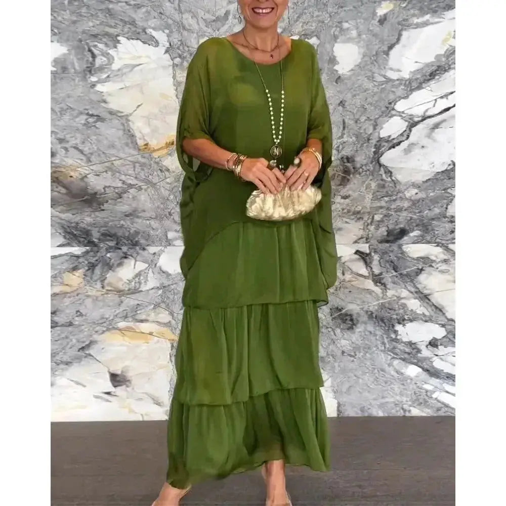 Susan™ | Long and Flowing Elegant Dress Clara Monroe