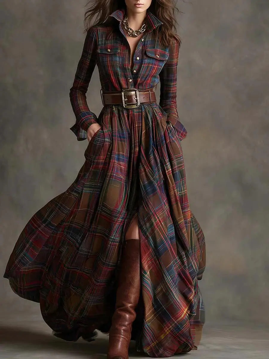 Scarlett | Belted Shirt Dress Clara Monroe