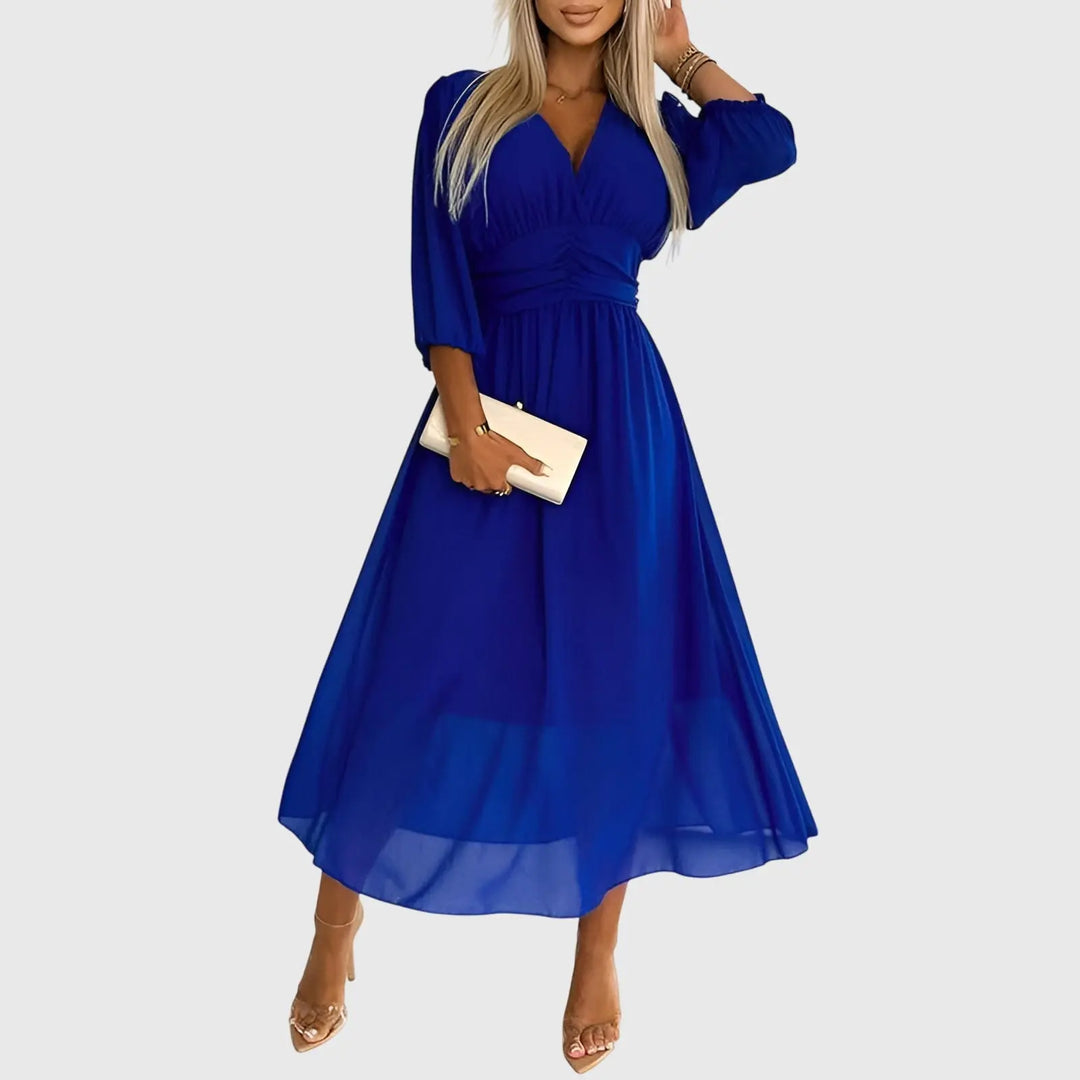 Chloe™ | Lightweight Silky Chiffon Dress Clara Monroe