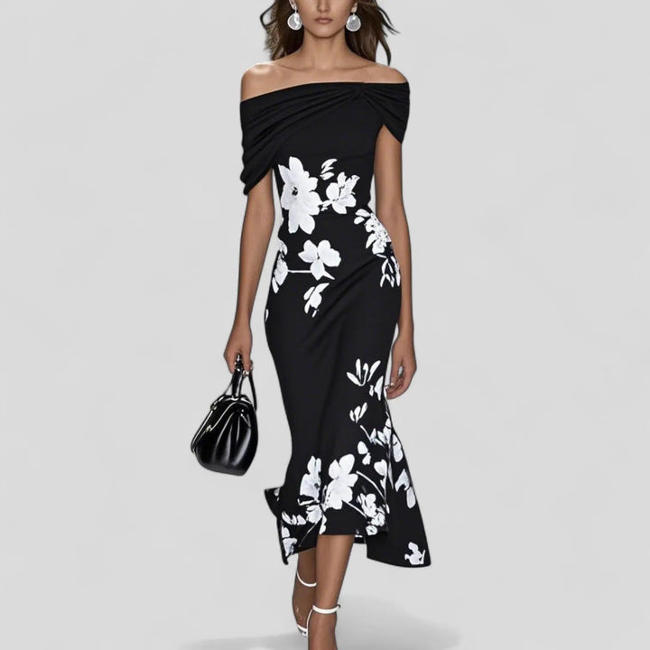 Isabrunel | Elegant Midi Dress Clara Monroe