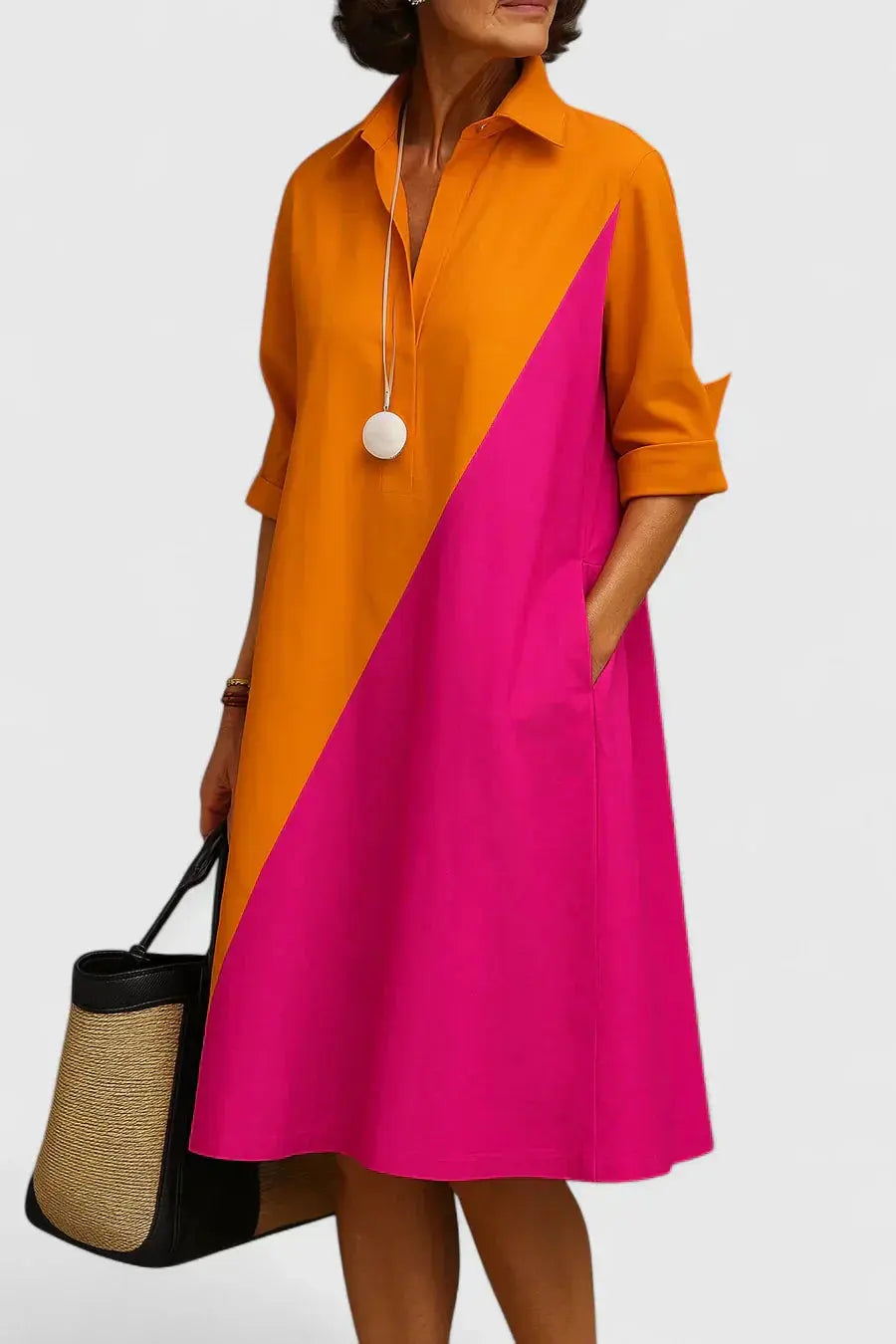 Auryzzella™ | Elegant Midi Dress Clara Monroe