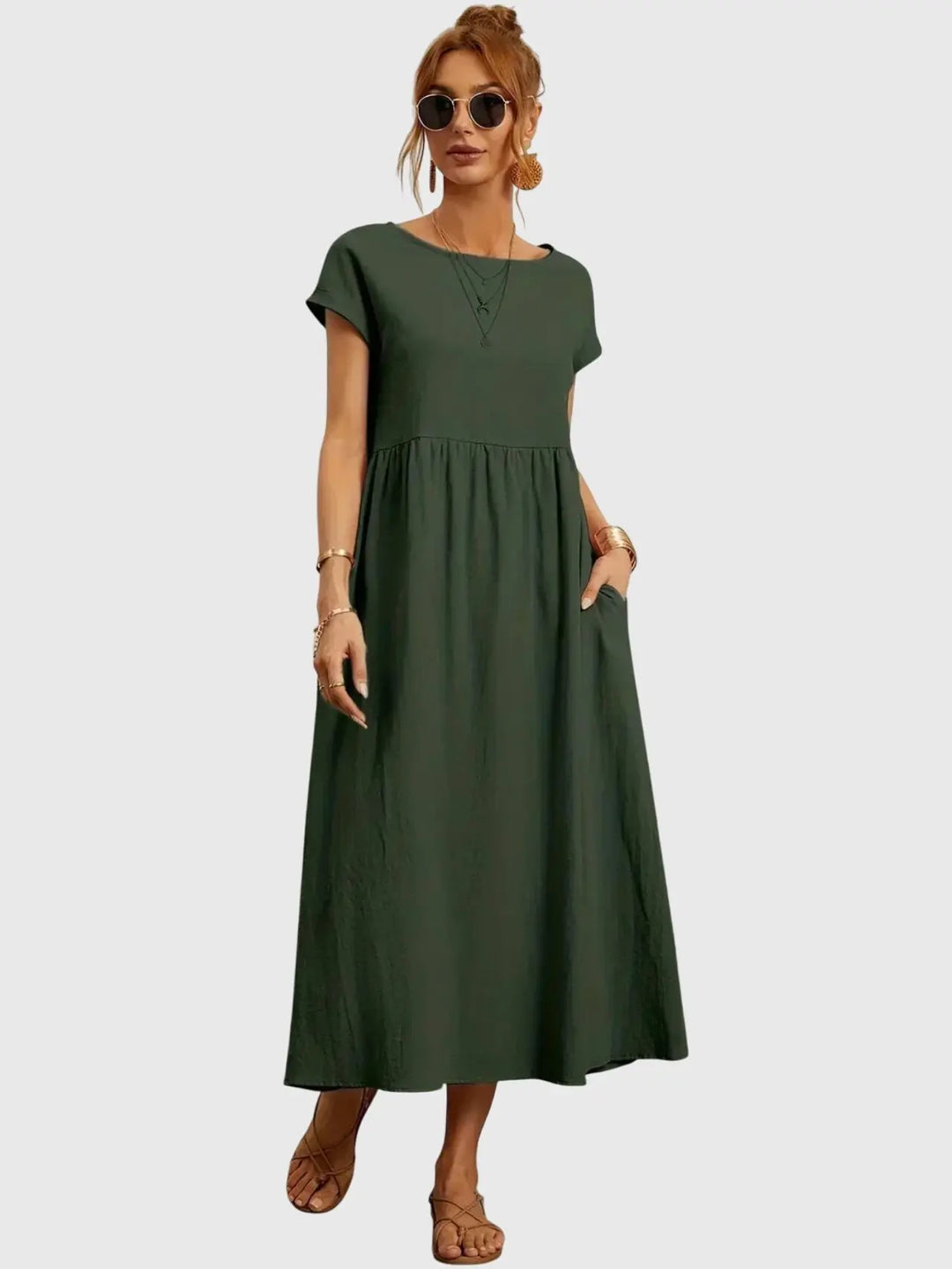 Giselle™ - Casual Pocket Dress Clara Monroe