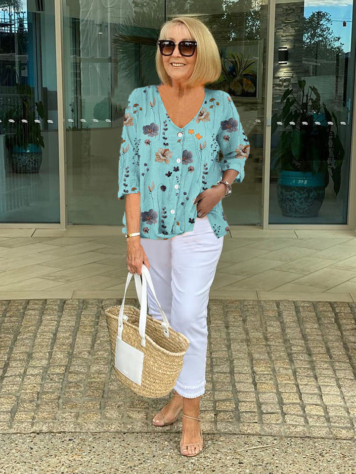 Edita - Haut Floral Aéré