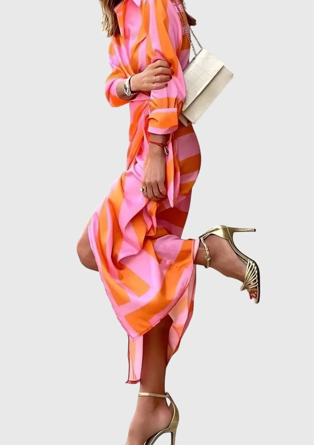 Everly™ | Elegant Wrap Dress with Print Clara Monroe