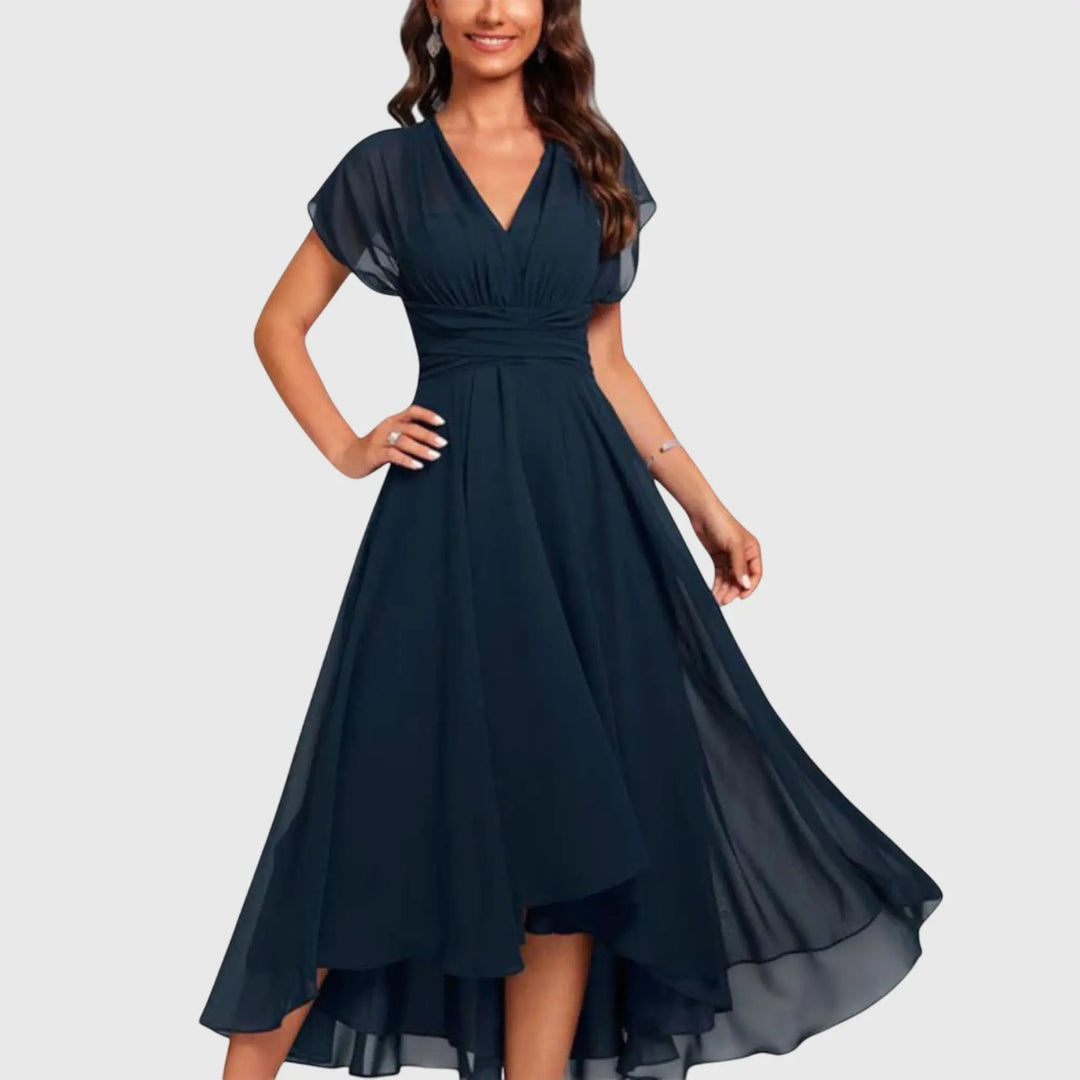 Christina™ | V-Neck A-Line Dress Clara Monroe