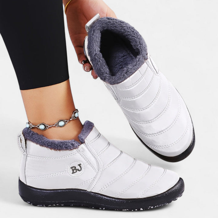 Victoria | Warm Winter Slip-On Boots. Clara Monroe