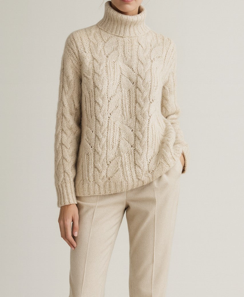 Karin - Doux Pull Col Roulé