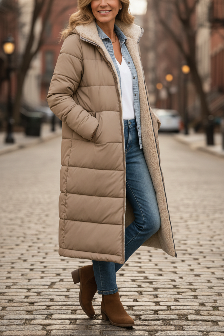 Paige - Manteau Long Douillet