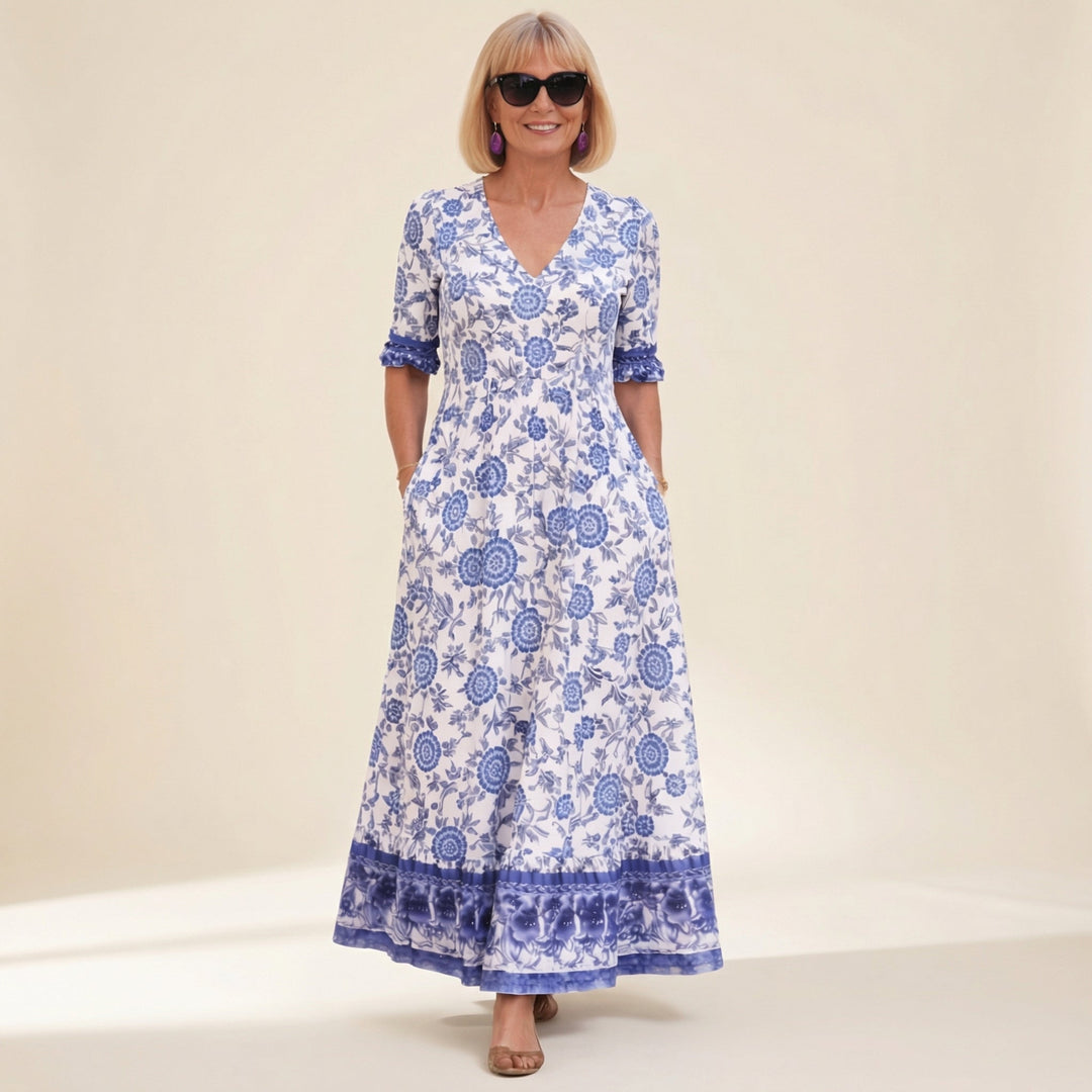 Elly | Elegant Floral Dress with a Breezy Vibe