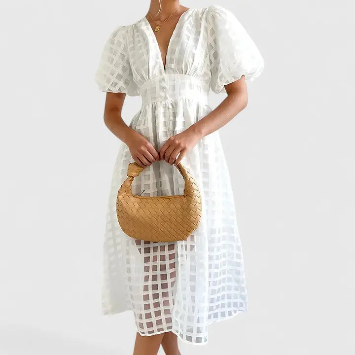 Elanqi | Elegant Midi Dress Clara Monroe