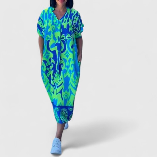 Shamcey™ - Sophisticated Floral Dress Clara Monroe