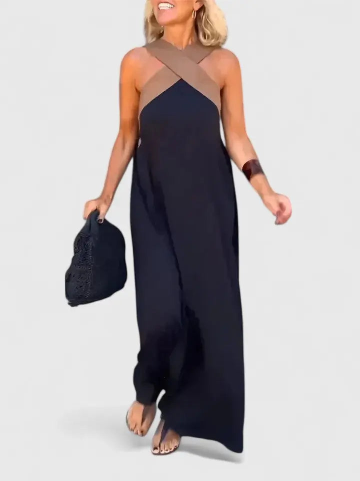 Evangeline™| Elegant Crossback Dress Clara Monroe