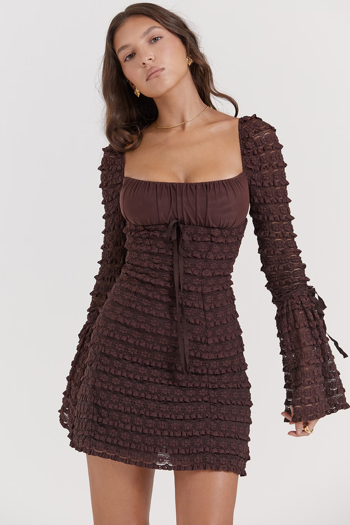 Sharon | Espresso Dress