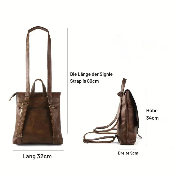 Ermelinde - Sac À Dos Rétro Polyvalent