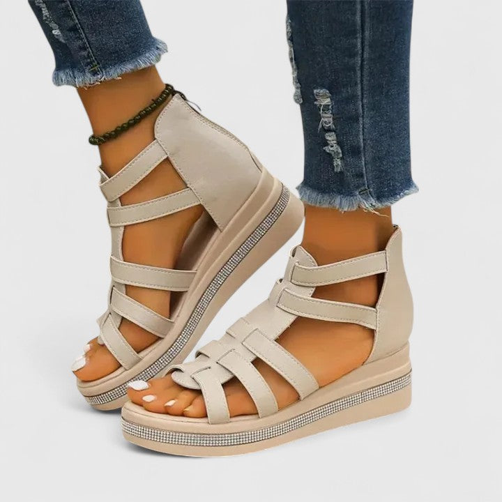 Kendall | Orthopedic Strass Sandals Clara Monroe