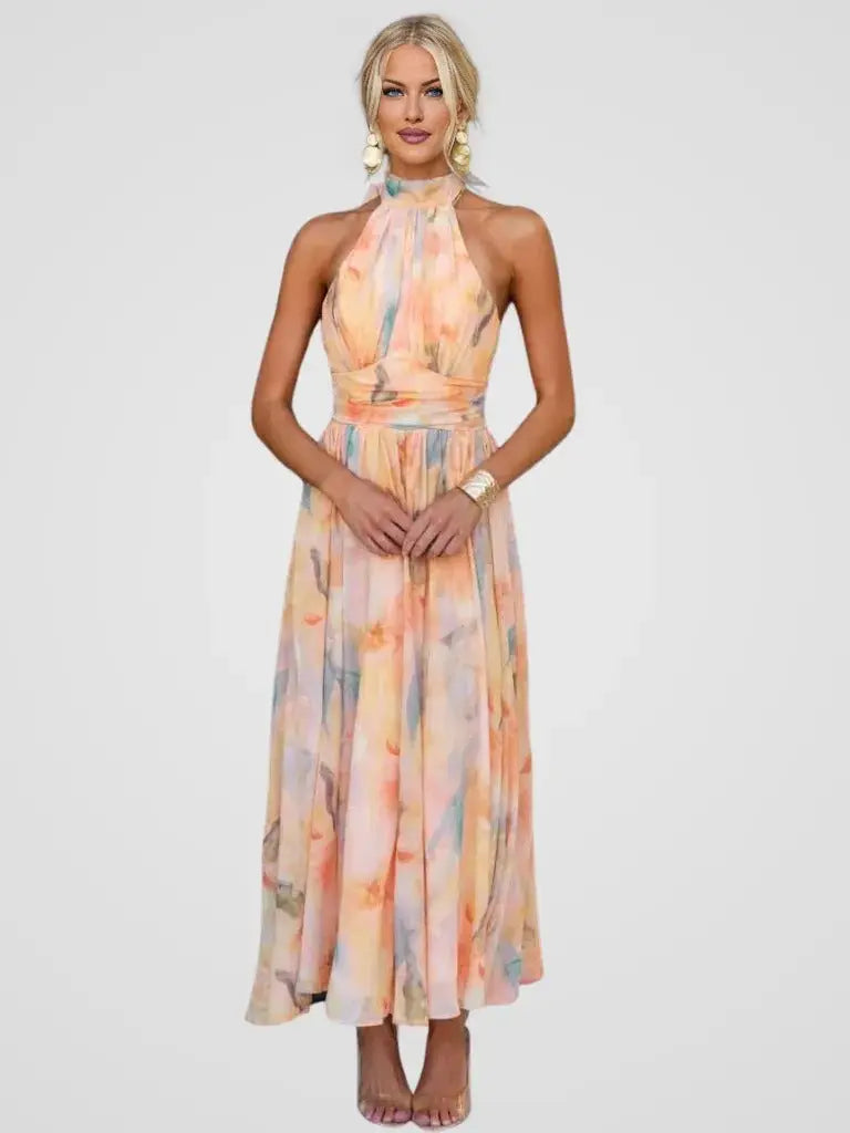 Elviana™ | Elegant Midi Dress Clara Monroe