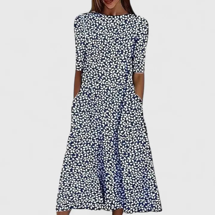 Sarah | Elegant Midi Dress Clara Monroe